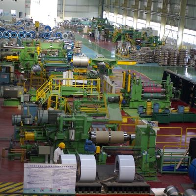 качество  Metal Coil Uncoiling Feed Flying Shear Production Line With Video Outgoing Inspection завод