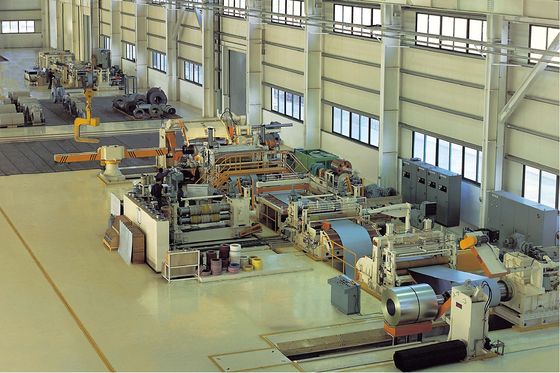 Конкурентоспособная линия резки стальной катушки для 28000mm*14500mm*1100mm Размер и 0-20 полос
