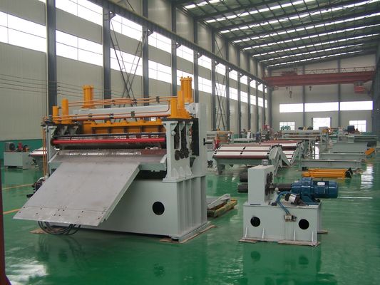 Линия резки стальной катушки для 30T массы катушки разворачивание выравнивание стрижка и сборка