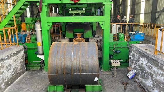 Производственная линия 380В для разворачивания и выравнивания листового металла с весом 35 т